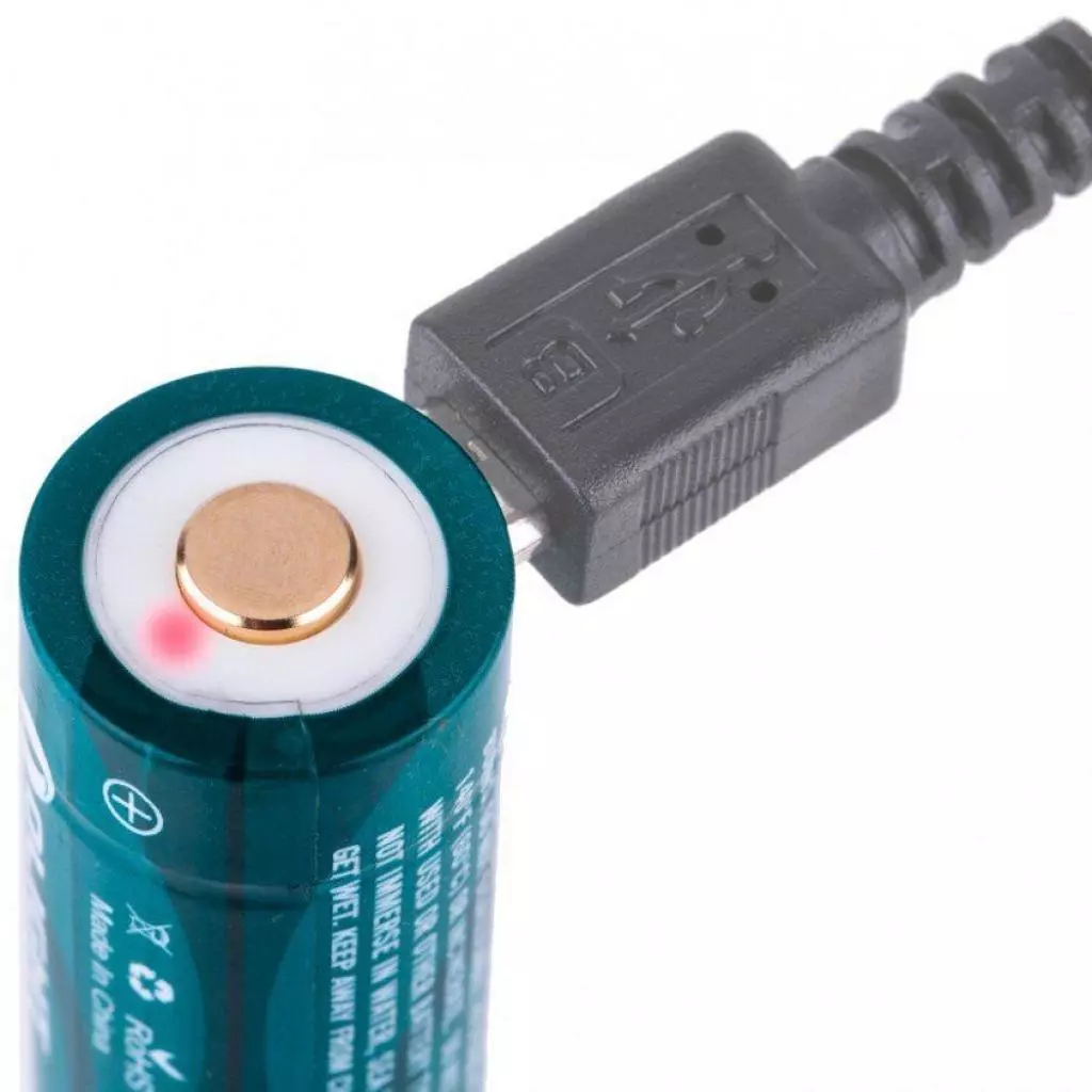 Аккумулятор Olight 16340 с micro-USB 650 mAh (кабель в комплекте) (ORBC-163CO6) - 2 Аккумулятор Olight 16340 с micro-USB 650 mAh (кабель в комплекте) (ORBC-163CO6) - 2