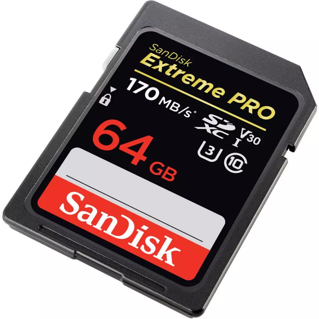 Карта памяти SanDisk 64GB SDXC class 10 V30 UHS-I U3 Extreme Pro (SDSDXXY-064G-GN4IN) - 2