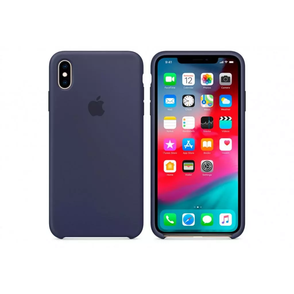Чехол для моб. телефона Apple iPhone XS Max Silicone Case - Midnight Blue, Model (MRWG2ZM/A)