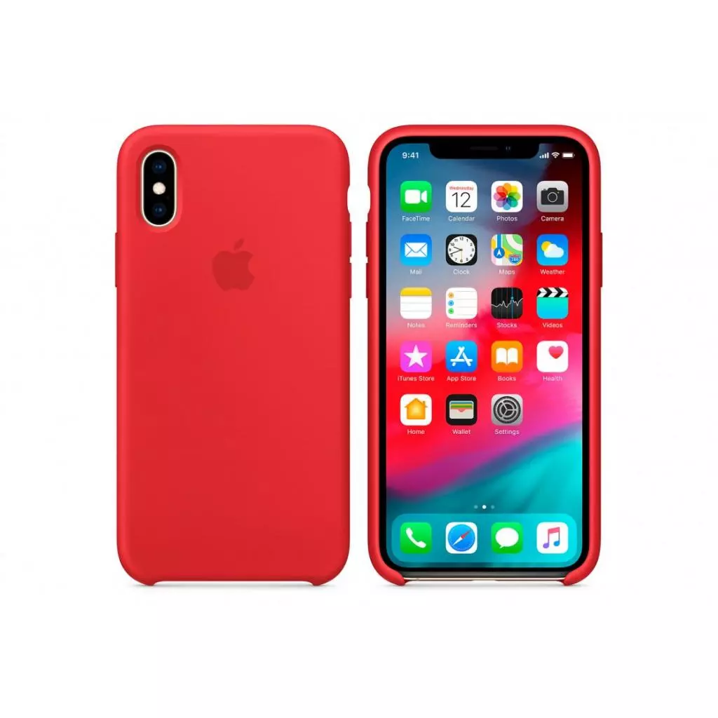 Чехол для моб. телефона Apple iPhone XS Silicone Case - (PRODUCT)RED, Model (MRWC2ZM/A)