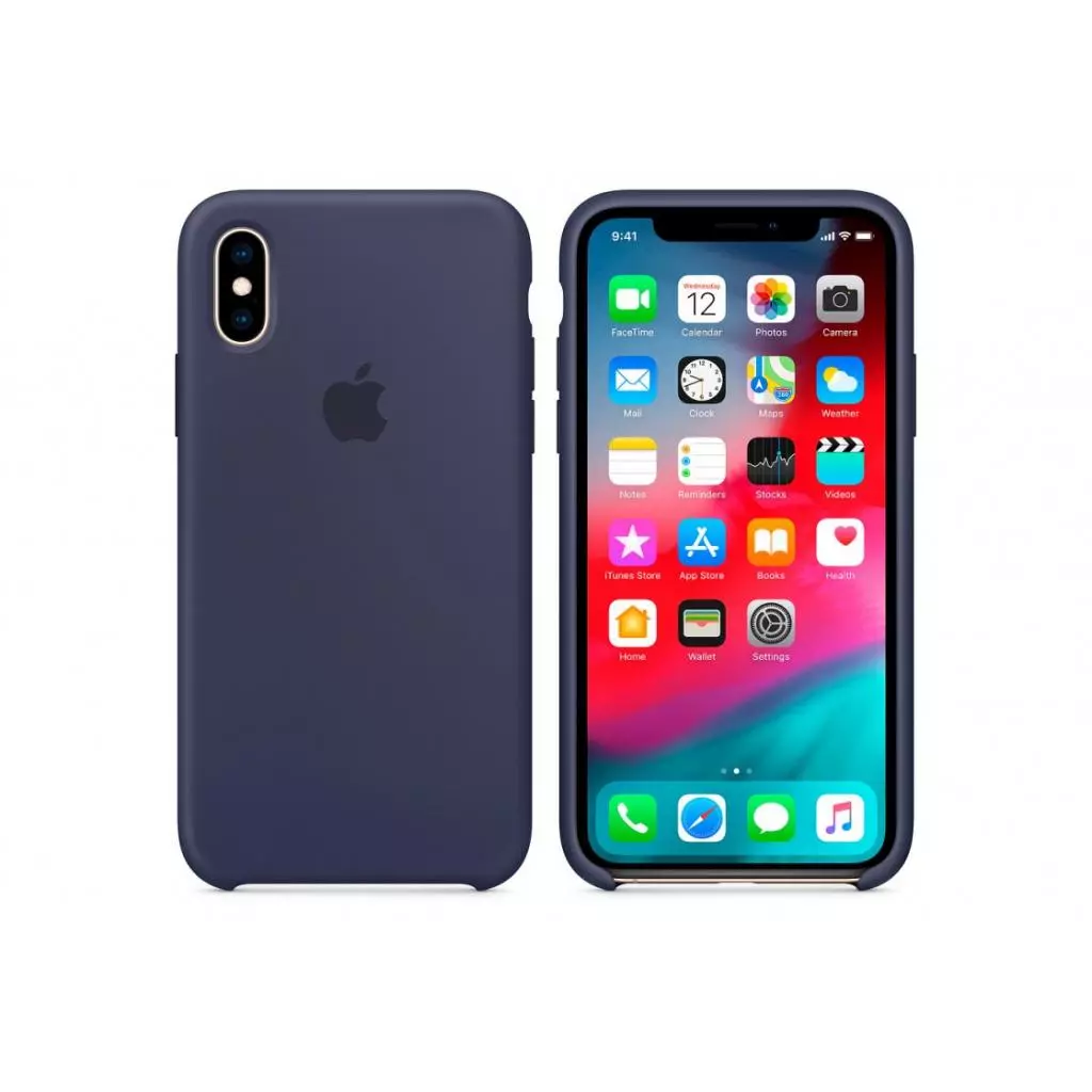 Чехол для моб. телефона Apple iPhone XS Silicone Case - Midnight Blue, Model (MRW92ZM/A)