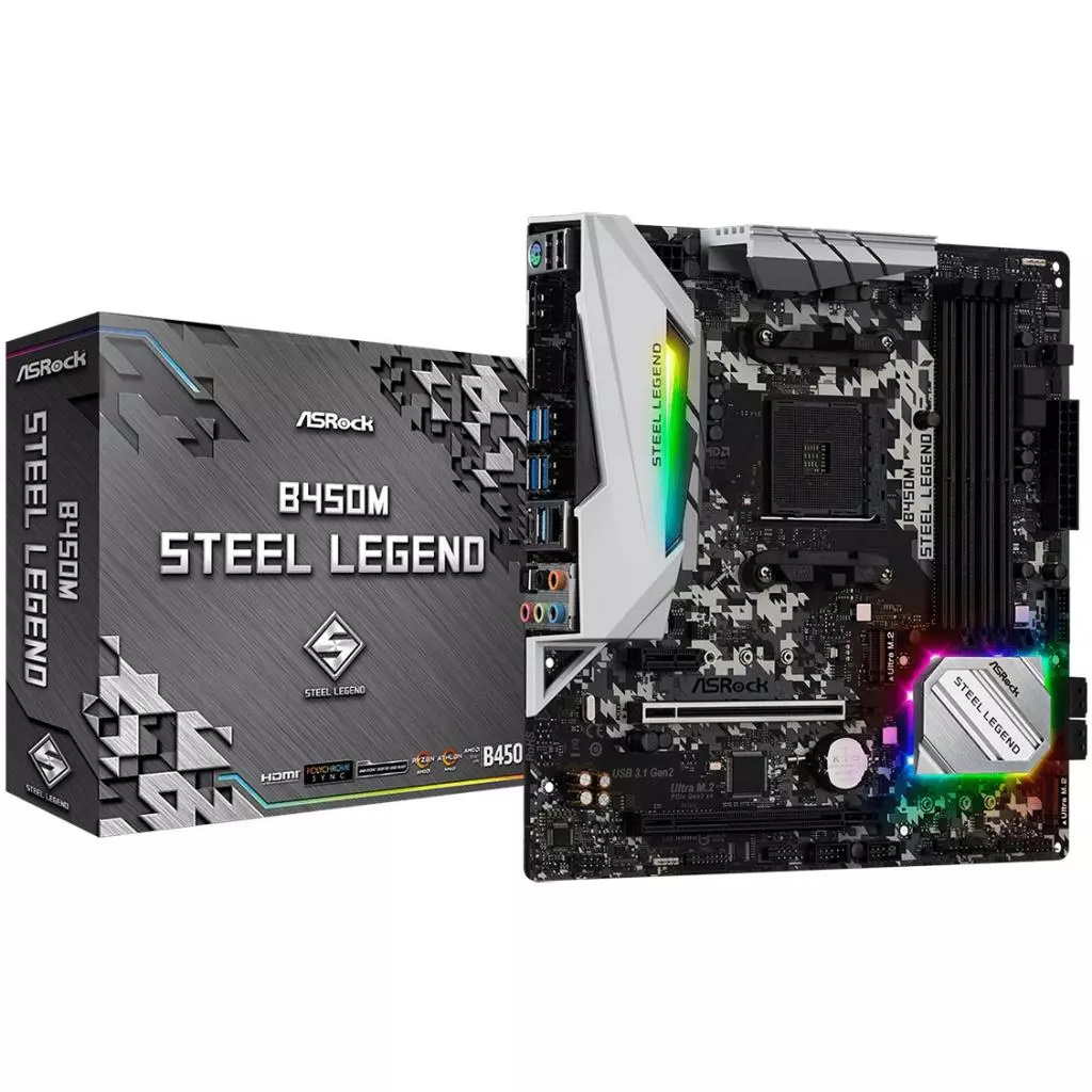 Материнская плата ASRock B450M STEEL LEGEND