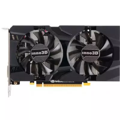 Видеокарта INNO3D GeForce GTX1050 Ti 4096Mb X2 (N105T-3DDV-M5CM) - 1 Видеокарта INNO3D GeForce GTX1050 Ti 4096Mb X2 (N105T-3DDV-M5CM) - 1