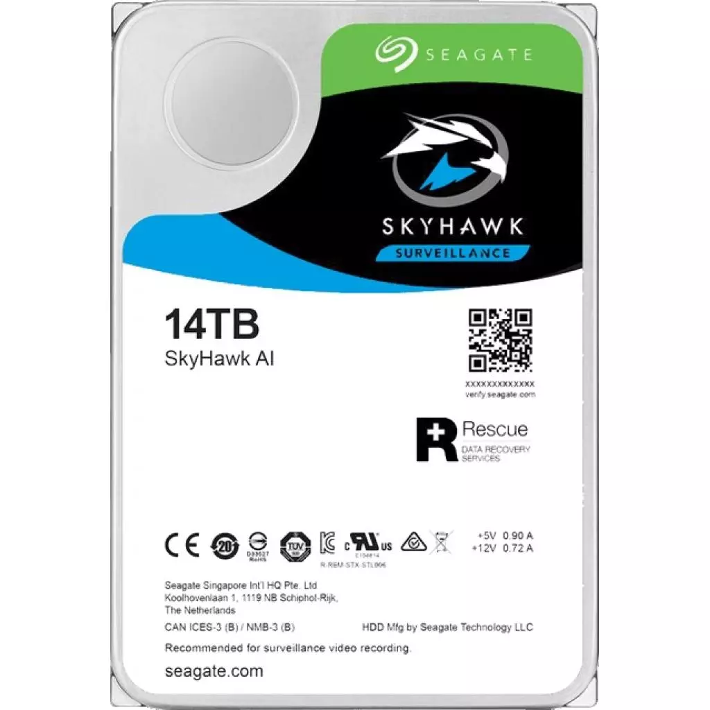 Жесткий диск 3.5" 14TB Seagate (ST14000VE0008) - 1 Жесткий диск 3.5" 14TB Seagate (ST14000VE0008) - 1