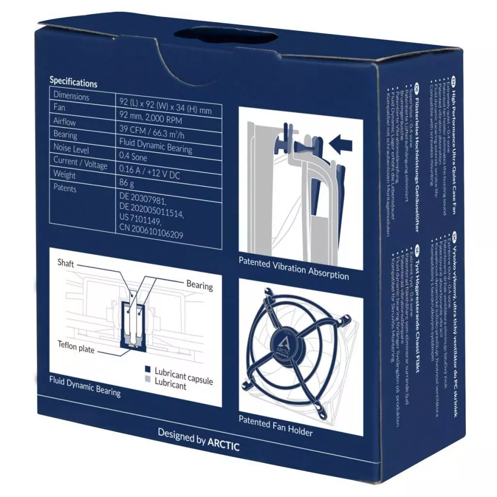 Кулер для корпуса Arctic F9 Pro (AFACO-09P00-GBA01) - 5