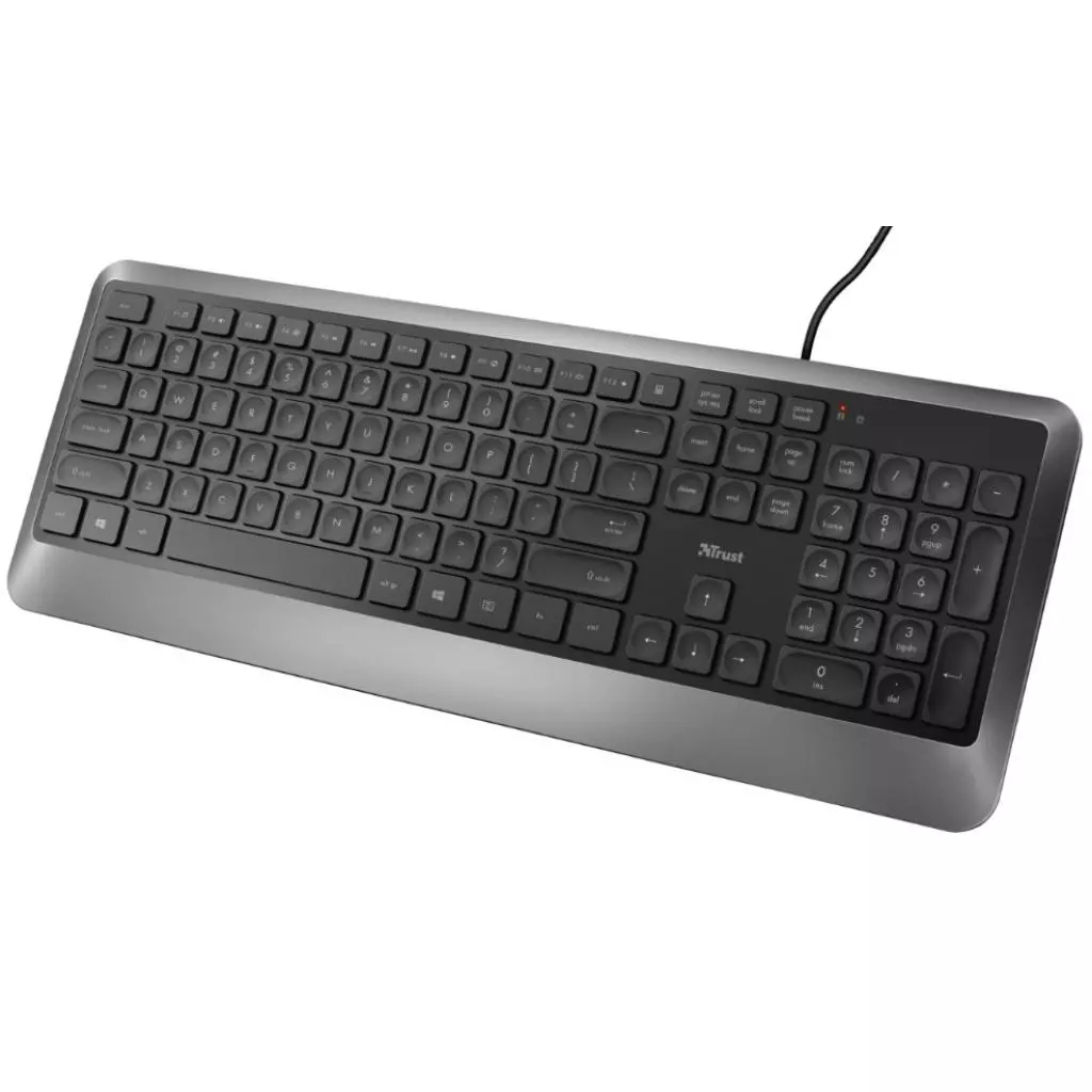 Клавиатура Trust Erou Silent Black (23176) - 1