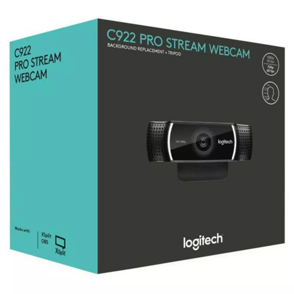 Веб-камера Logitech C922 Pro Stream (960-001088) - 5 Веб-камера Logitech C922 Pro Stream (960-001088) - 5