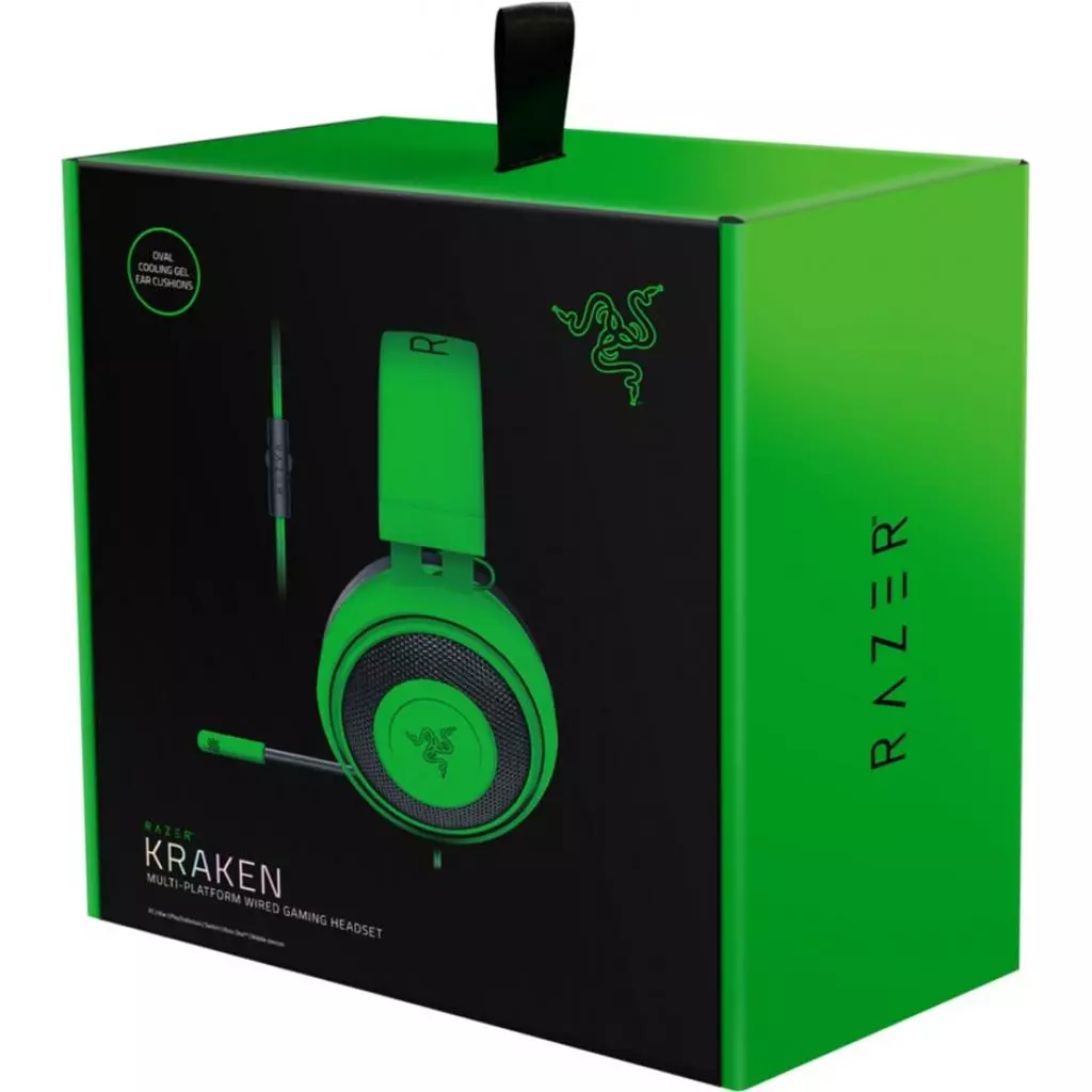 Наушники Razer Kraken Green (RZ04-02830200-R3M1) - 2