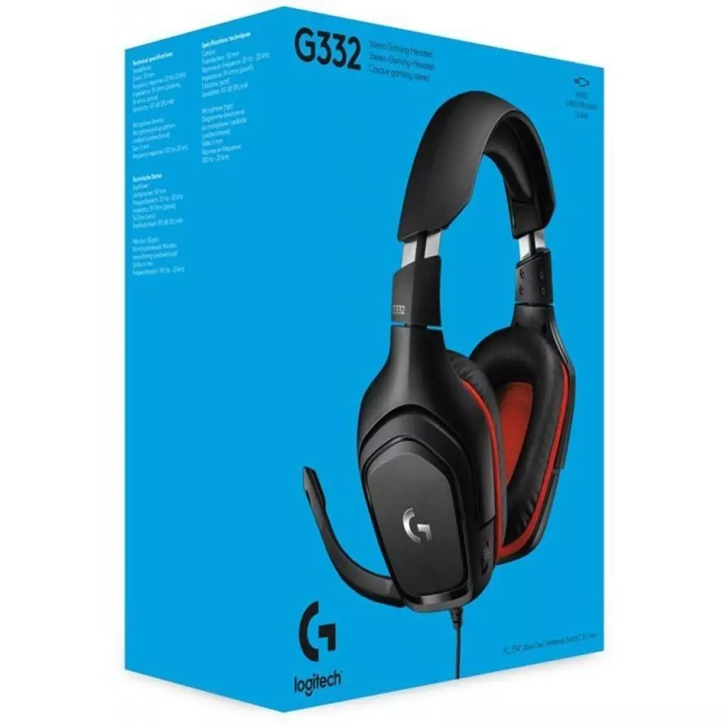 Наушники Logitech G332 Wired Gaming Headset (981-000757) - 3