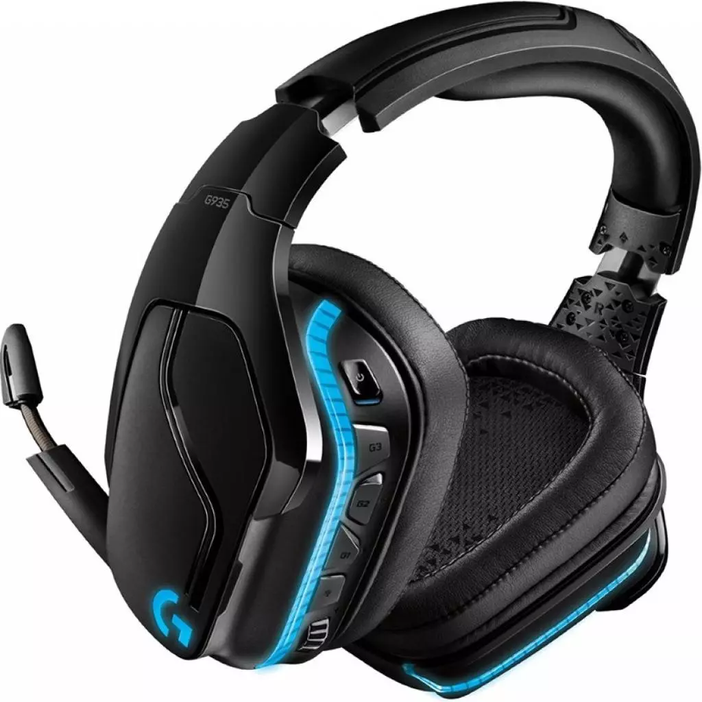 Наушники Logitech G935 Wireless 7.1 Surround Sound LIGHTSYNC Gaming Headset (981-000744) - 2 Наушники Logitech G935 Wireless 7.1 Surround Sound LIGHTSYNC Gaming Headset (981-000744) - 2