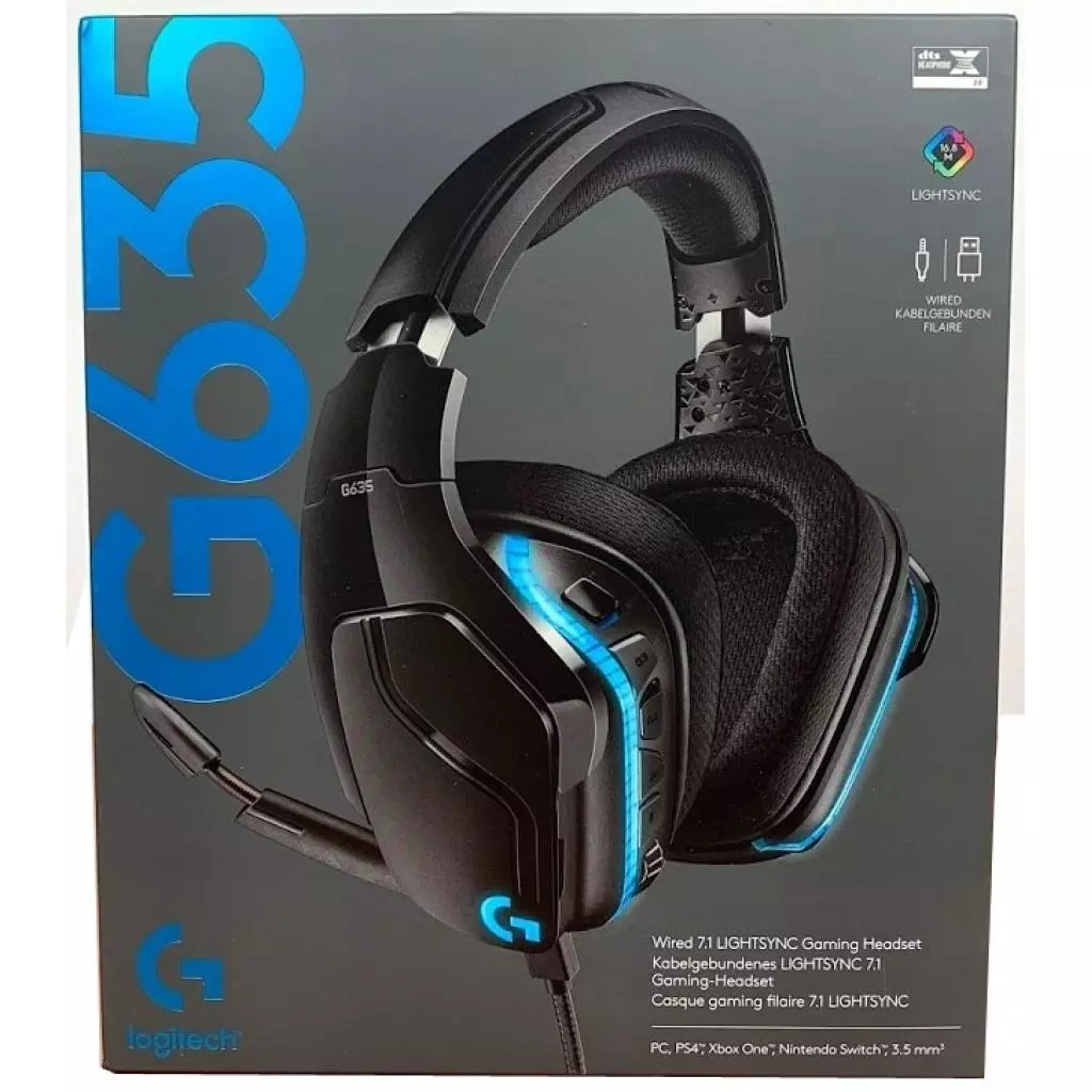Наушники Logitech G635 Gaming Headset USB (981-000750) - 6 Наушники Logitech G635 Gaming Headset USB (981-000750) - 6