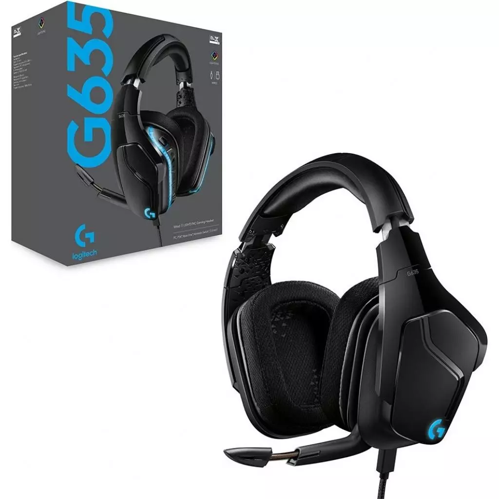 Наушники Logitech G635 Gaming Headset USB (981-000750) - 7 Наушники Logitech G635 Gaming Headset USB (981-000750) - 7