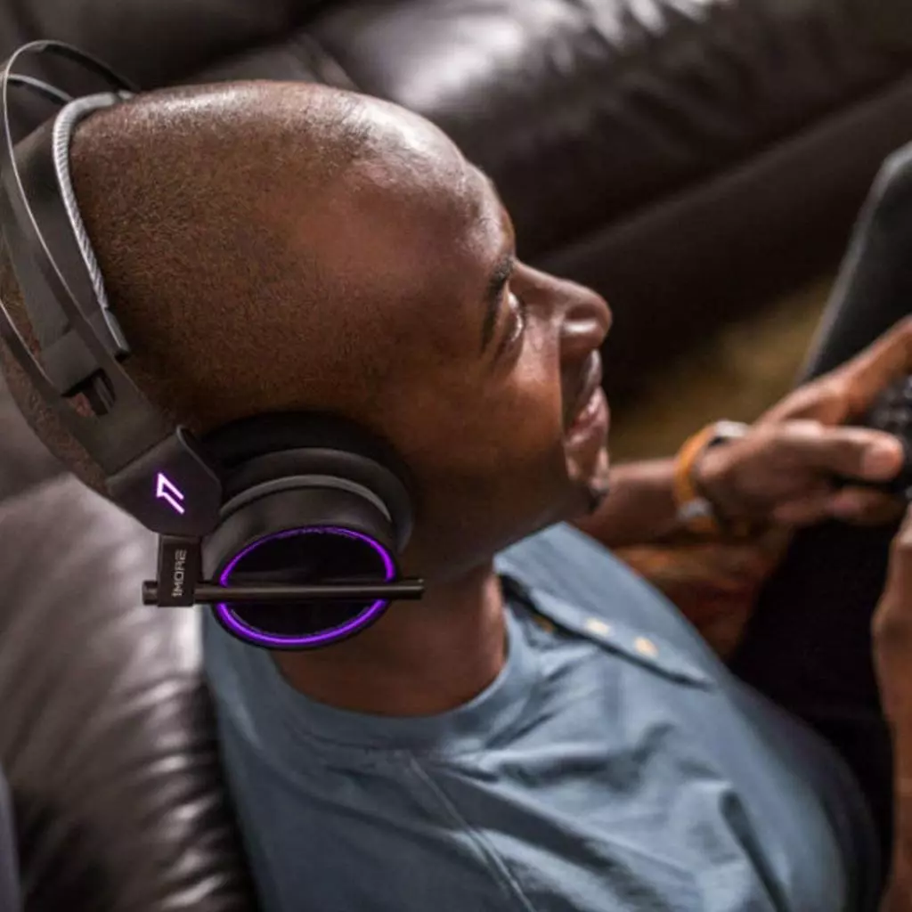 Наушники 1MORE Spearhead VRX Gaming Mic Black (H1006) - 4 Наушники 1MORE Spearhead VRX Gaming Mic Black (H1006) - 4