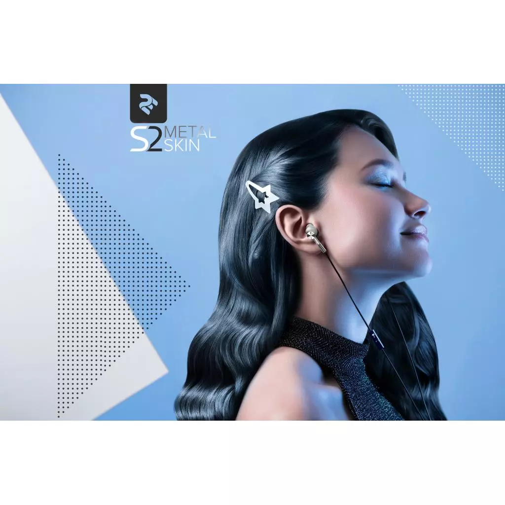 Наушники 2E S2 Metal Skin Сільвер (2E-IES2SL) - 6 Наушники 2E S2 Metal Skin Сільвер (2E-IES2SL) - 6