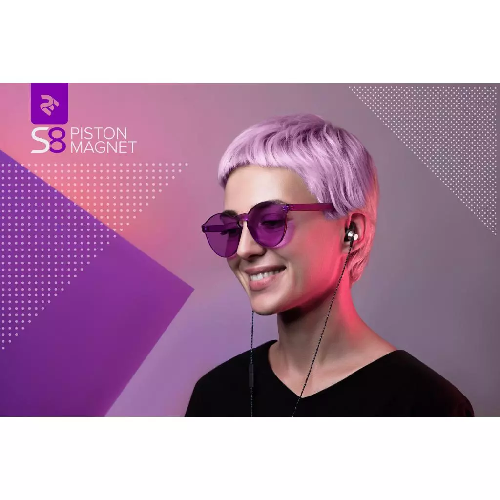 Наушники 2E S8 Piston Magnet Золотий (2E-IES8GD) - 8