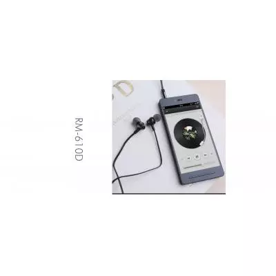 Наушники Remax RM-610D Mic Чорний (RM-610D-BLACK) - 2 Наушники Remax RM-610D Mic Чорний (RM-610D-BLACK) - 2