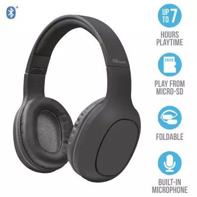 Наушники Trust Dona Wireless Over-Ear Mic Grey (22888) - 6 Наушники Trust Dona Wireless Over-Ear Mic Grey (22888) - 6