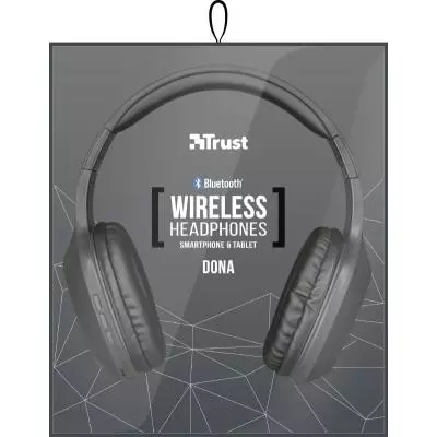Наушники Trust Dona Wireless Over-Ear Mic Grey (22888) - 8 Наушники Trust Dona Wireless Over-Ear Mic Grey (22888) - 8