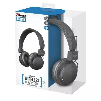 Наушники Trust Leva Wireless Over-Ear Mic Black (21754) - 5 Наушники Trust Leva Wireless Over-Ear Mic Black (21754) - 5