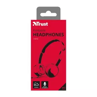 Наушники Trust Nano On-Ear Mic Red (23105) - 8 Наушники Trust Nano On-Ear Mic Red (23105) - 8
