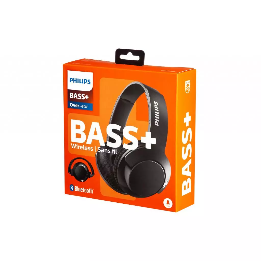 Наушники PHILIPS SHB3175BK Mic Чорний Wireless (SHB3175BK/00) - 7