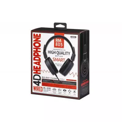 Наушники Remax RM-805BK Чорний (RM-805BK) - 5 Наушники Remax RM-805BK Чорний (RM-805BK) - 5