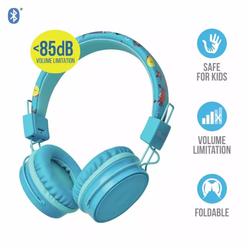 Наушники Trust Comi Kids Over-Ear Blue (23128) - 4