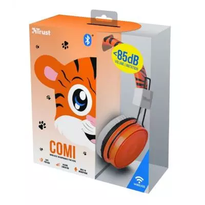 Наушники Trust Comi Kids Over-Ear Orange (23127) - 5