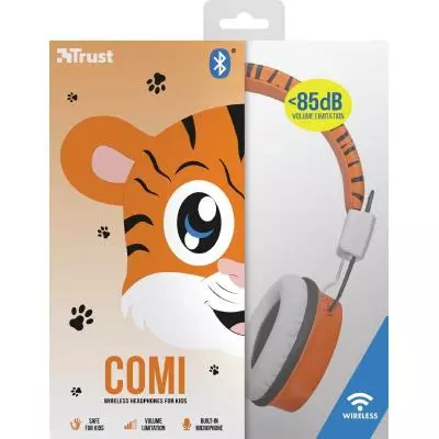 Наушники Trust Comi Kids Over-Ear Orange (23127) - 6