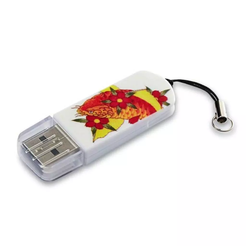 USB флеш накопитель Verbatim 16GB STORE'N'GO MINI TATTOO KOI USB 2.0 (49886)