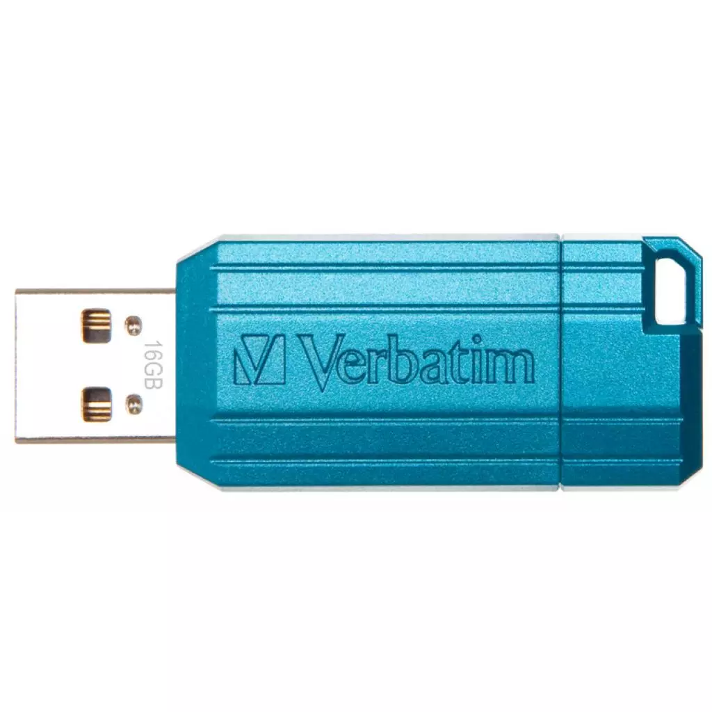 USB флеш накопитель Verbatim 16GB PinStripe Blue USB 2.0 (49068) - 1 USB флеш накопитель Verbatim 16GB PinStripe Blue USB 2.0 (49068) - 1