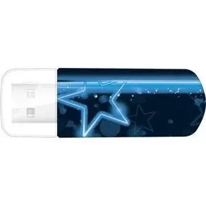 USB флеш накопитель Verbatim 16GB STORE'NGO MINI NEON BLUE USB 2.0 (49395)