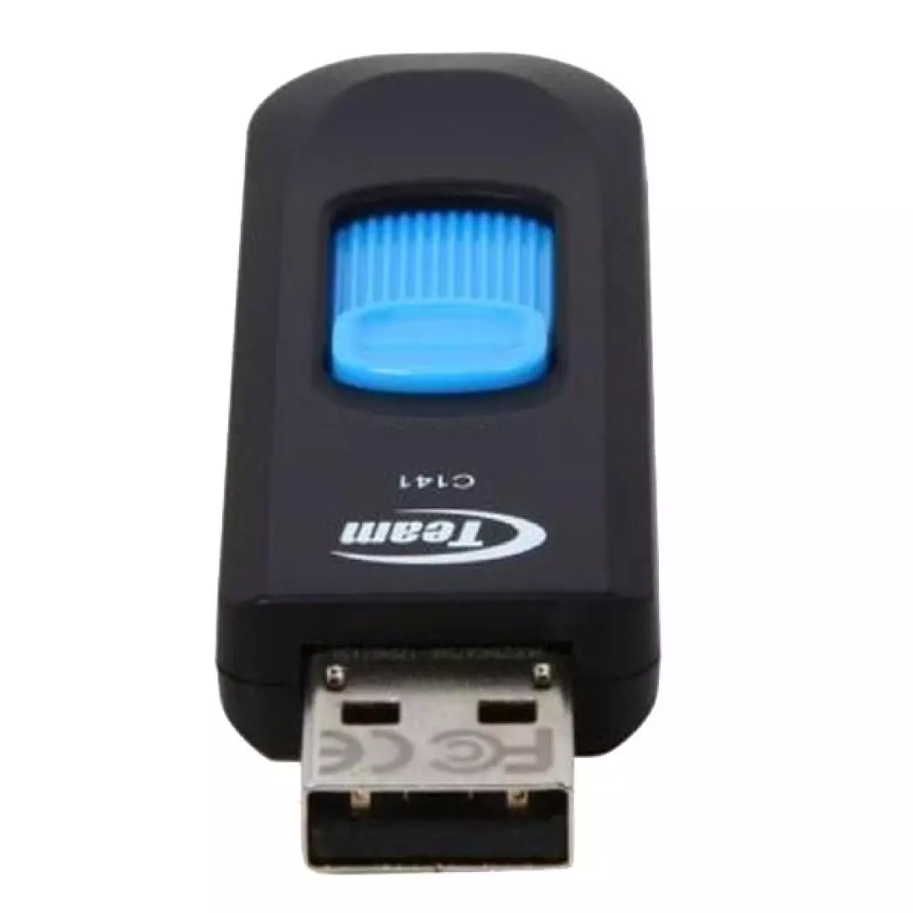 USB флеш накопитель Team 4GB C141 Blue USB 2.0 (TC1414GL01) - 3 USB флеш накопитель Team 4GB C141 Blue USB 2.0 (TC1414GL01) - 3