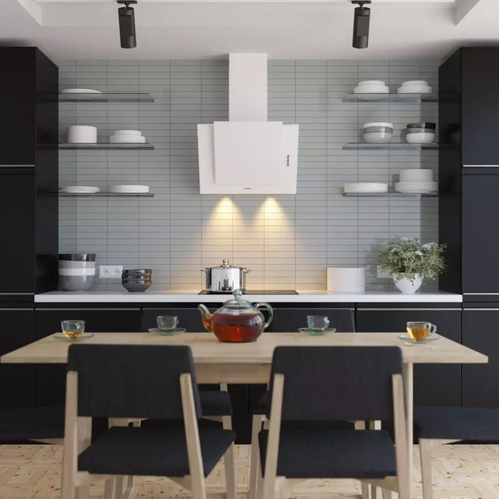 Вытяжка кухонная Eleyus Titan A 750 LED SMD 60 WH - 10 Вытяжка кухонная Eleyus Titan A 750 LED SMD 60 WH - 10