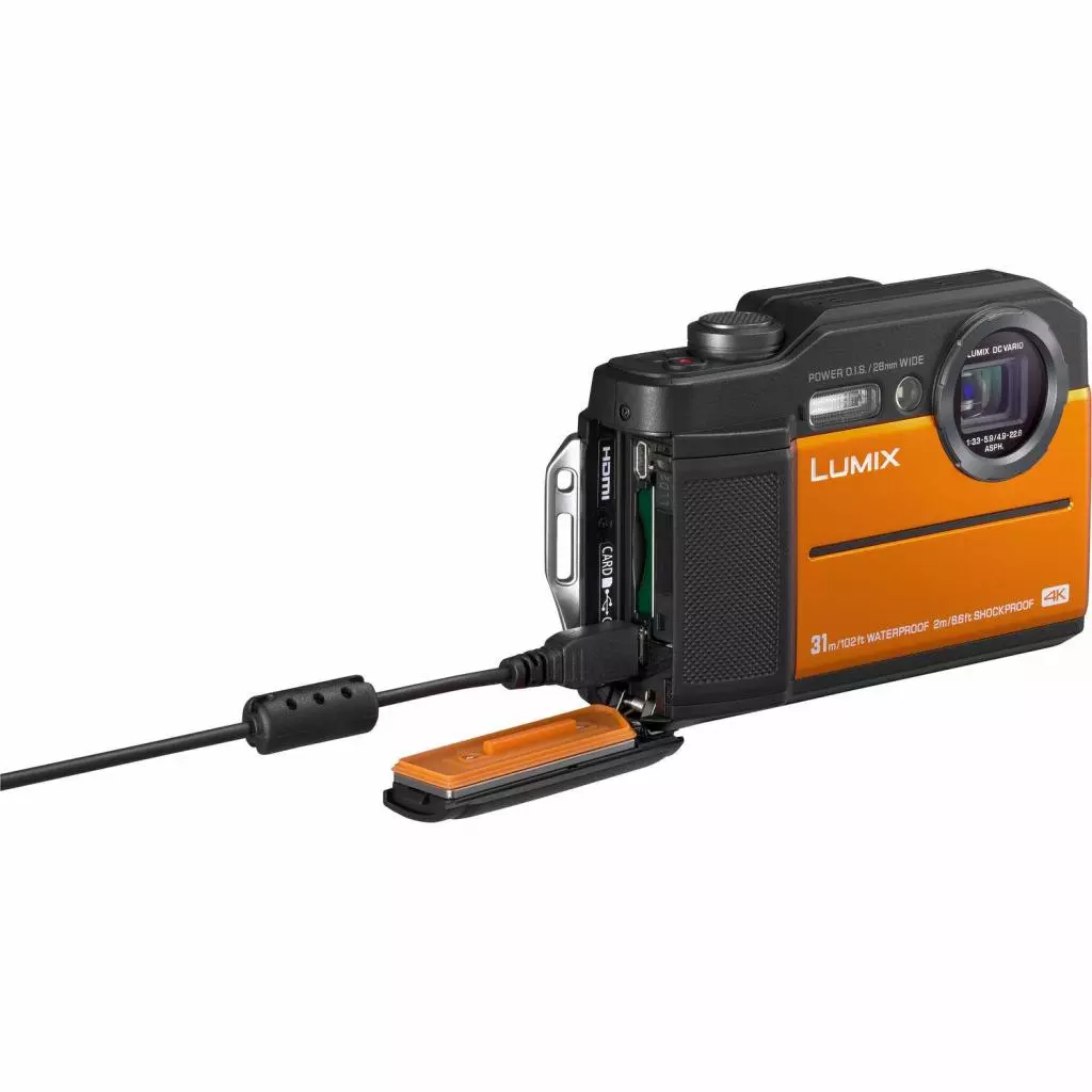 Цифровой фотоаппарат Panasonic LUMIX DC-FT7EE-D Orange (DC-FT7EE-D) - 6