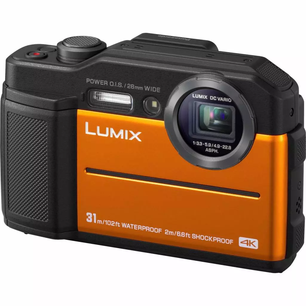 Цифровой фотоаппарат Panasonic LUMIX DC-FT7EE-D Orange (DC-FT7EE-D)