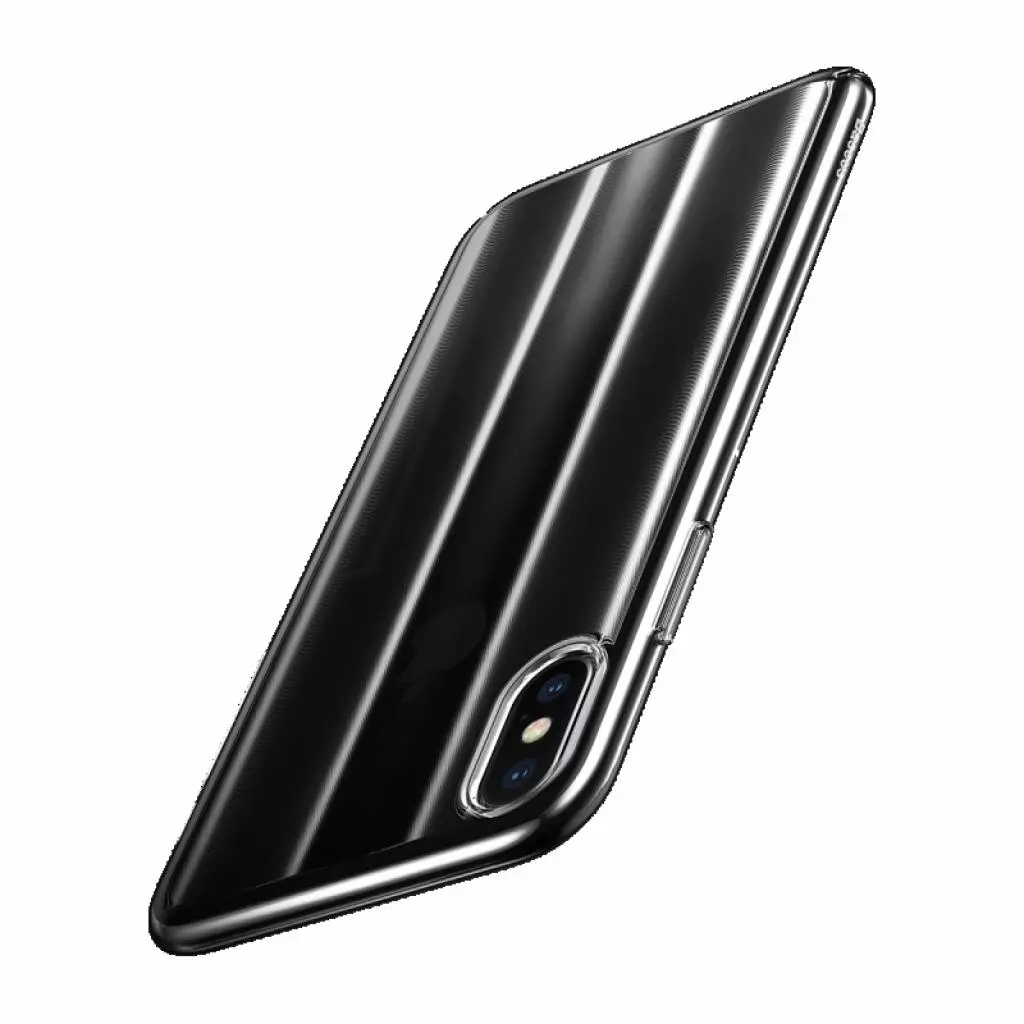 Чехол для моб. телефона Baseus Aurora для iPhone X, Transparent Black (WIAPIPHX-JG01) - 4