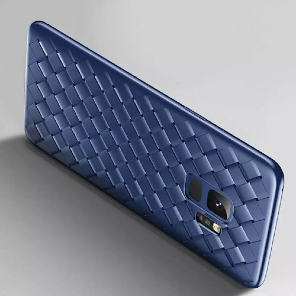 Чехол для моб. телефона Baseus BV Weaving для Samsung S9, Blue (WISAS9-BV15) - 4 Чехол для моб. телефона Baseus BV Weaving для Samsung S9, Blue (WISAS9-BV15) - 4