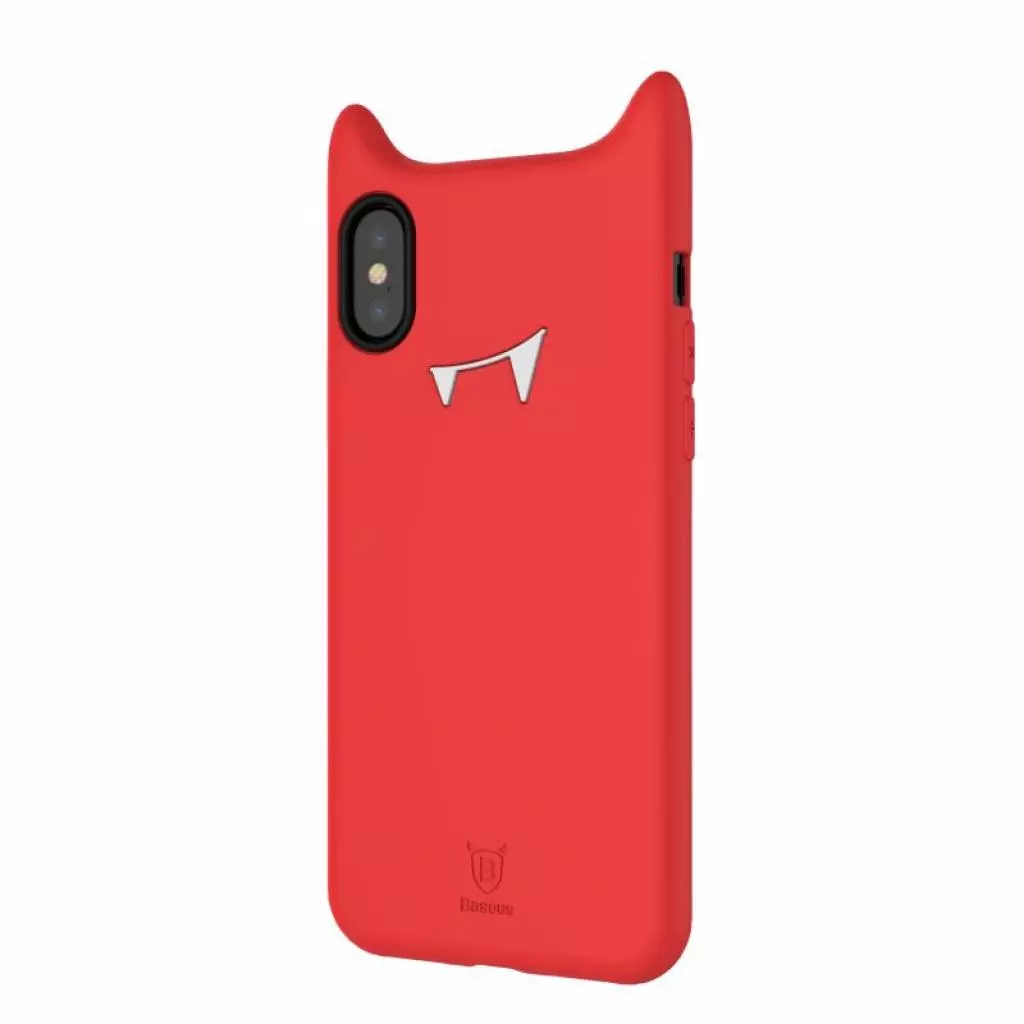 Чехол для моб. телефона Baseus Devil Baby для iPhone X, Red (ARAPIPHX-XM09) - 1 Чехол для моб. телефона Baseus Devil Baby для iPhone X, Red (ARAPIPHX-XM09) - 1