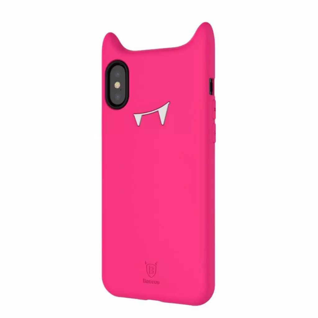 Чехол для моб. телефона Baseus Devil Baby для iPhone X, Rose (ARAPIPHX-XM0R) - 1