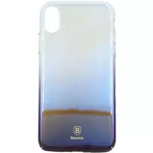 Чехол для моб. телефона Baseus Glaze для iPhone X, Transparent black (WIAPIPHX-GC01)