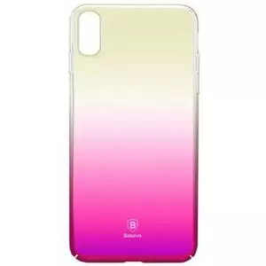 Чехол для моб. телефона Baseus Glaze для iPhone X, Transparent pink (WIAPIPHX-GC04)