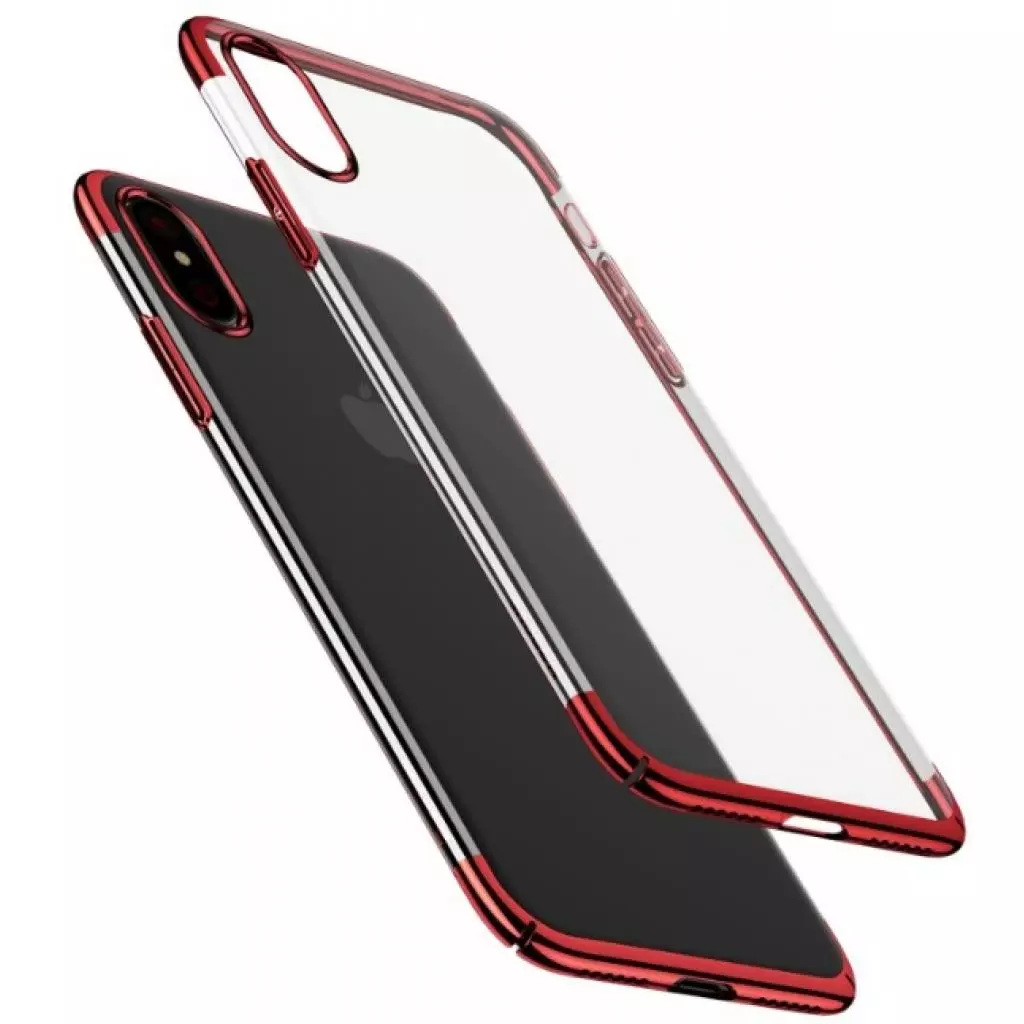 Чехол для моб. телефона Baseus Glitter для iPhone X, Red (WIAPIPHX-DW09)