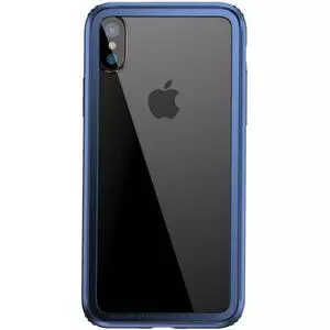 Чехол для моб. телефона Baseus Hard And Soft Border для iPhone X, Dark blue (FRAPIPHX-15)