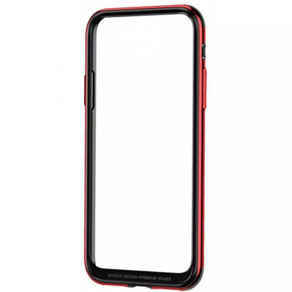 Чехол для моб. телефона Baseus Hard And Soft Border для iPhone X, Red (FRAPIPHX-09)