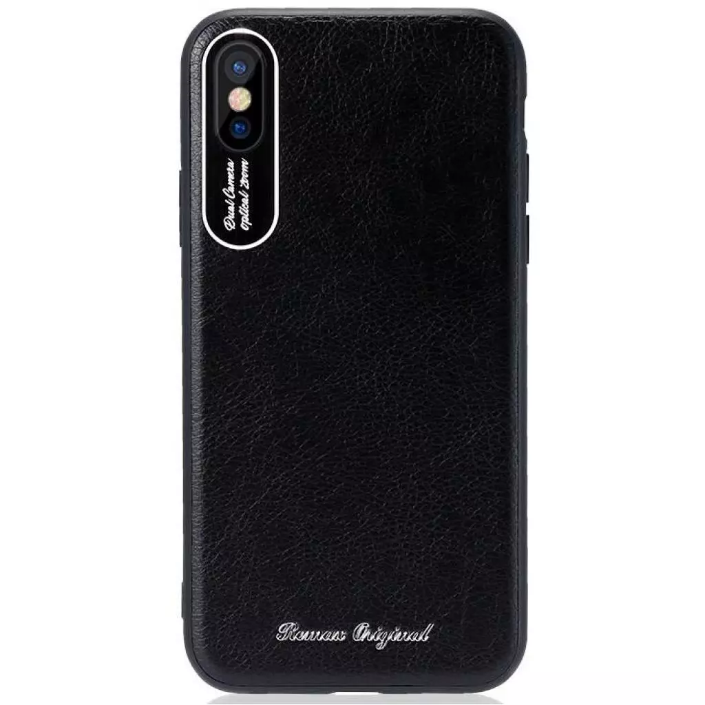 Чехол для моб. телефона Baseus для iPhone X Leather,TPU,Aluminum, black (CS-RM-1666-BLACK)