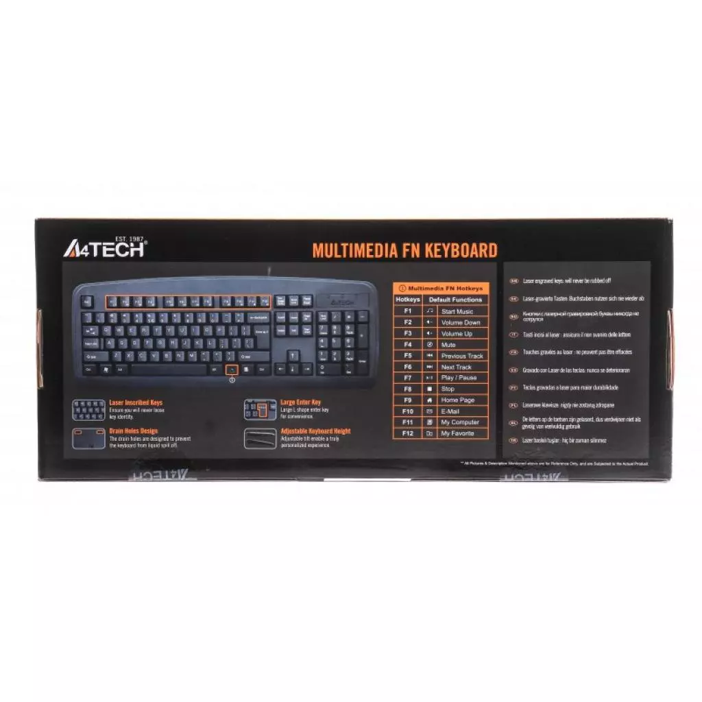 Клавиатура A4Tech KB-720 Black USB - 3 Клавиатура A4Tech KB-720 Black USB - 3