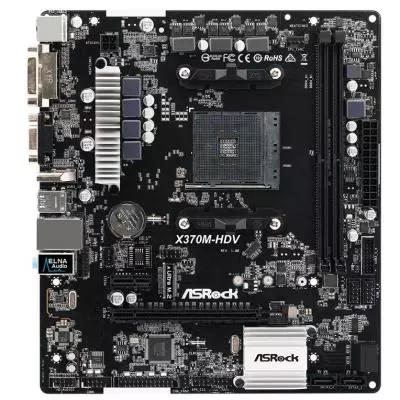 Материнская плата ASRock X370M-HDV - 1 Материнская плата ASRock X370M-HDV - 1