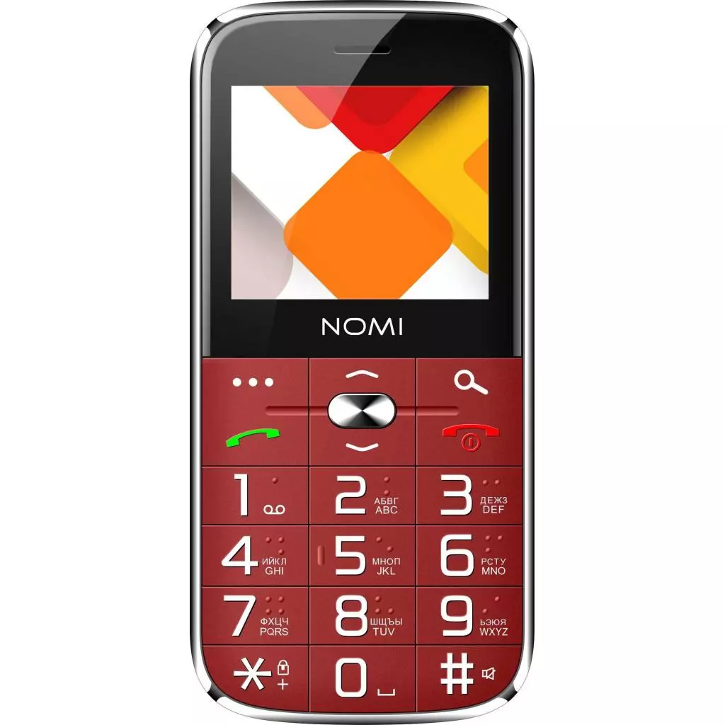 Мобильный телефон Nomi i220 Red - 2 Мобильный телефон Nomi i220 Red - 2