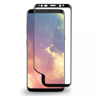 Пленка защитная MakeFuture для Samsung S8 Black 3D (MF3D-SS8B) - 3